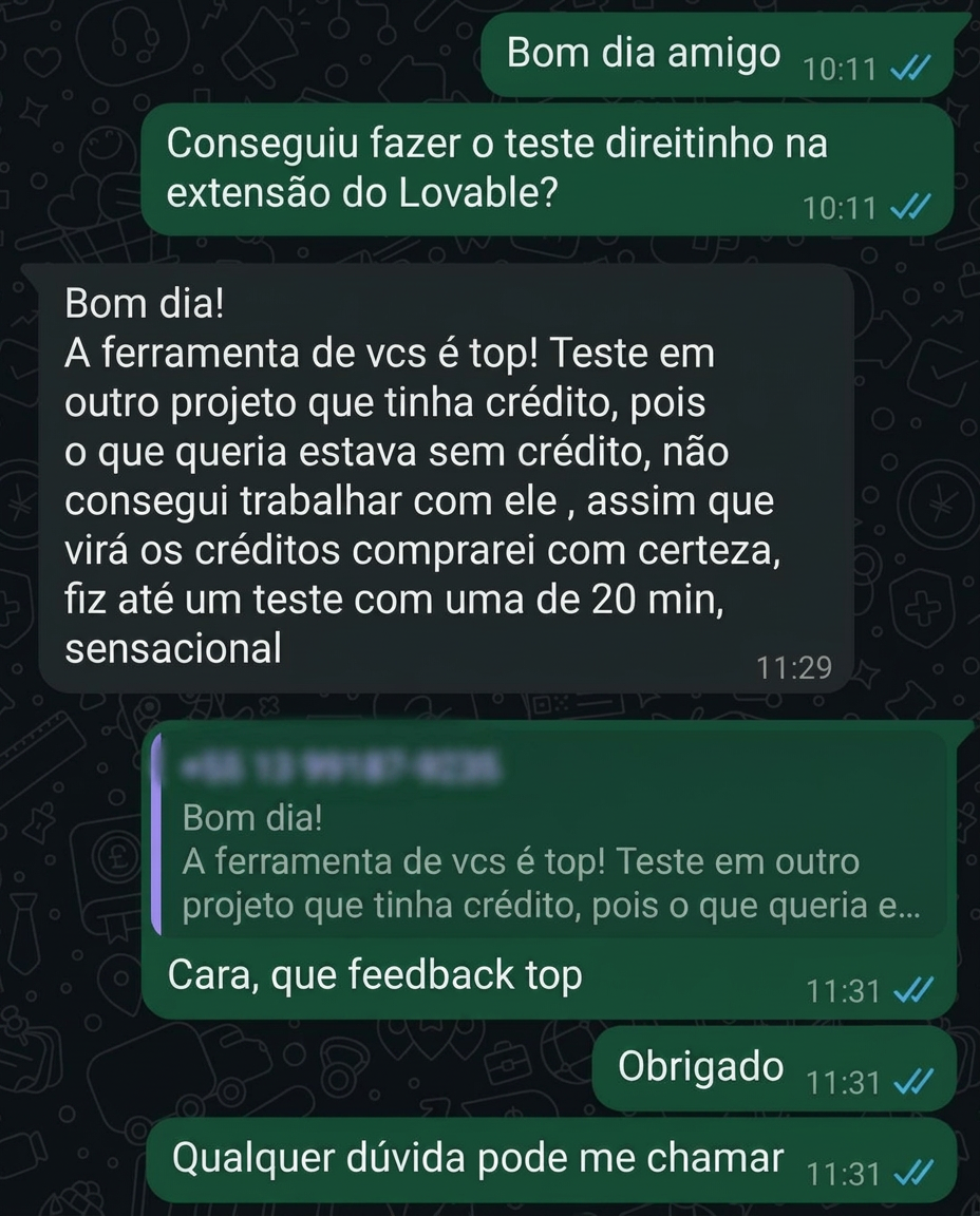 Feedback real de cliente